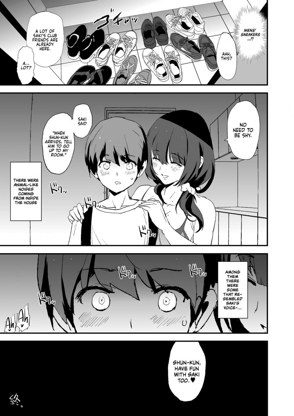 Hentai Manga Comic-It seems your girlfriend is going to the cock sleeve camp-Read-42